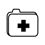 Electronic medical records icon